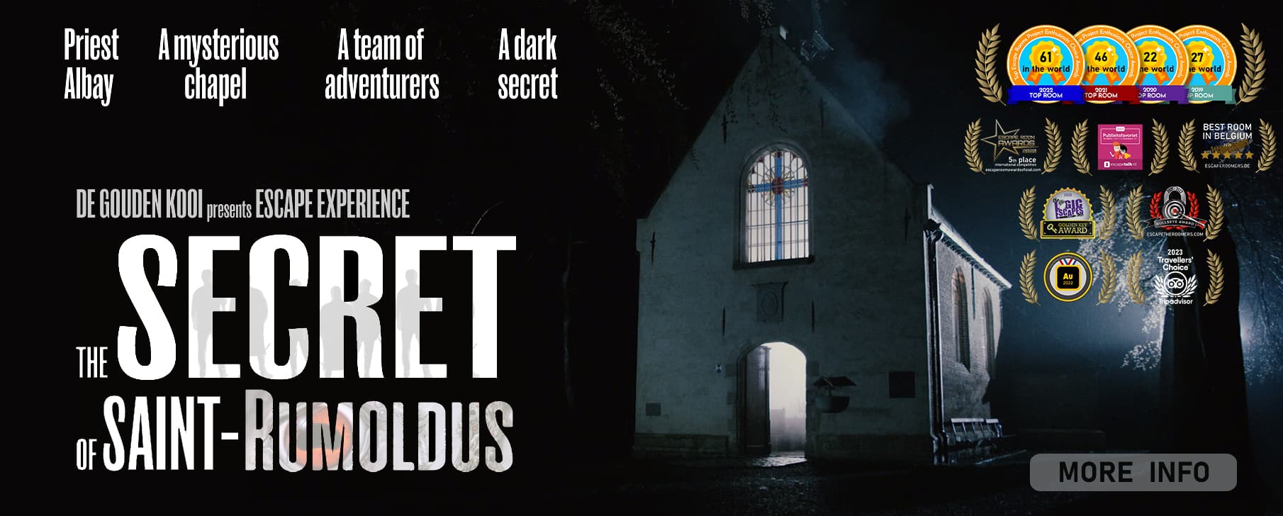 De Gouden Kooi escape experience - The secret of saint-Rumoldus