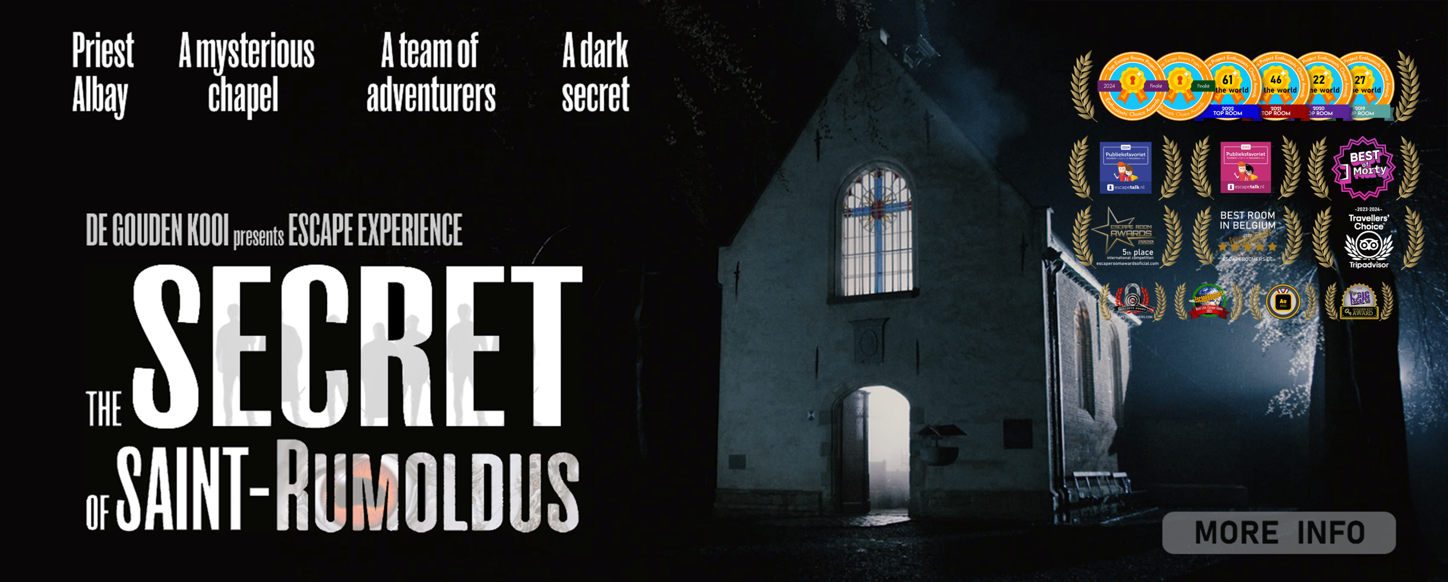 De Gouden Kooi escape experience - The secret of saint-Rumoldus